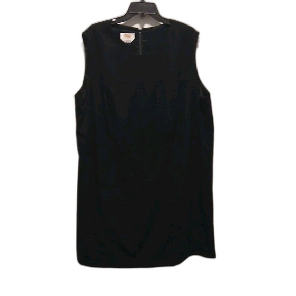Talbots Black Sheath Dress – Approx Size 22/24 – Lining damage, No Tag - Picture 1 of 9